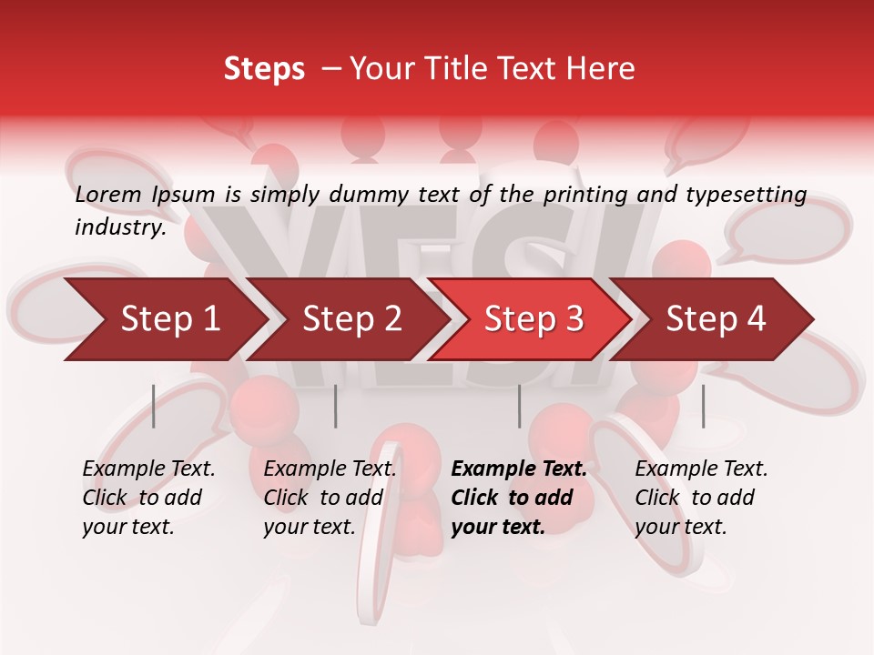 Students Bubbles Talk PowerPoint Template