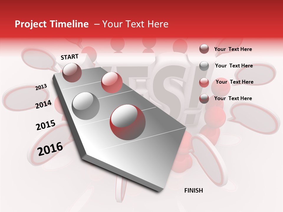 Students Bubbles Talk PowerPoint Template