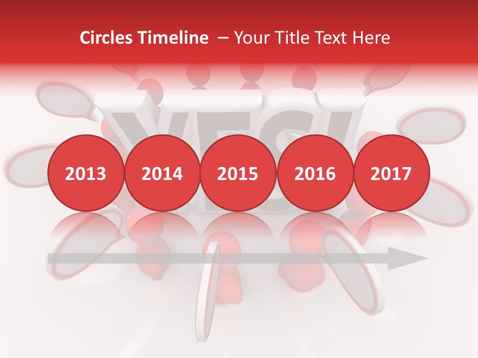 Students Bubbles Talk PowerPoint Template