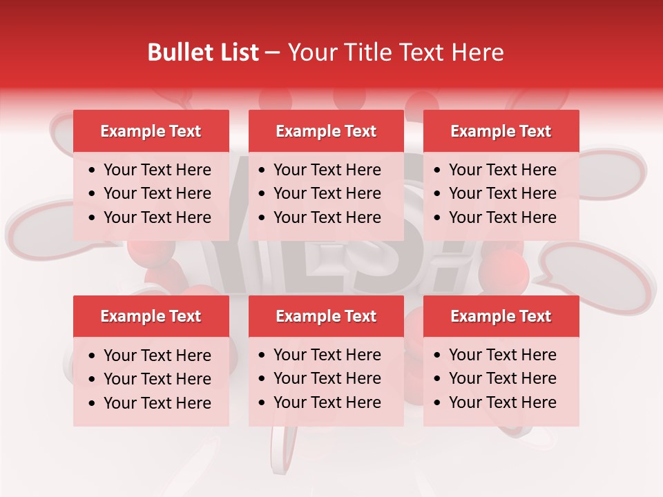 Students Bubbles Talk PowerPoint Template
