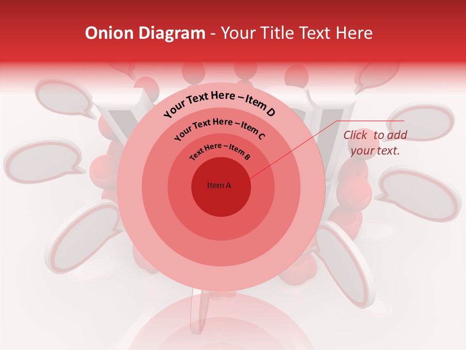 Students Bubbles Talk PowerPoint Template