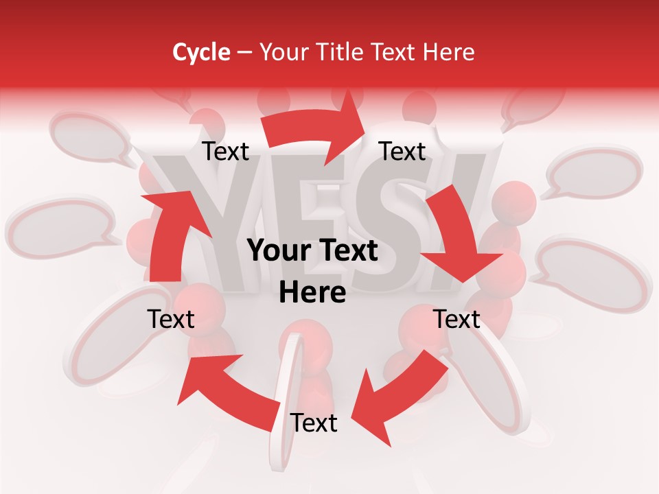 Students Bubbles Talk PowerPoint Template