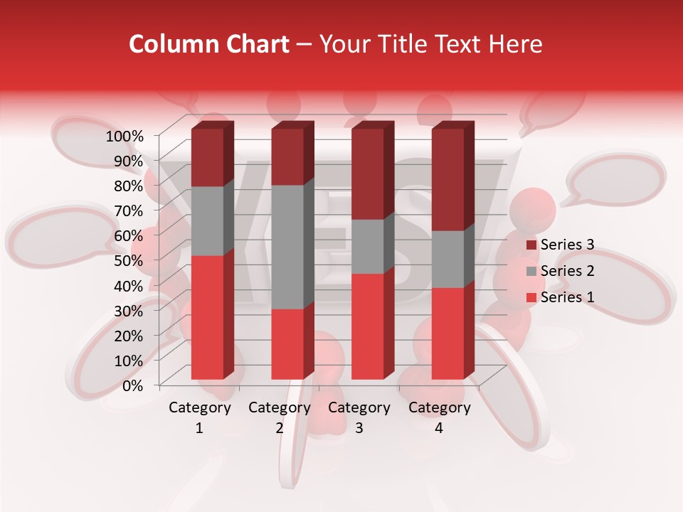 Students Bubbles Talk PowerPoint Template