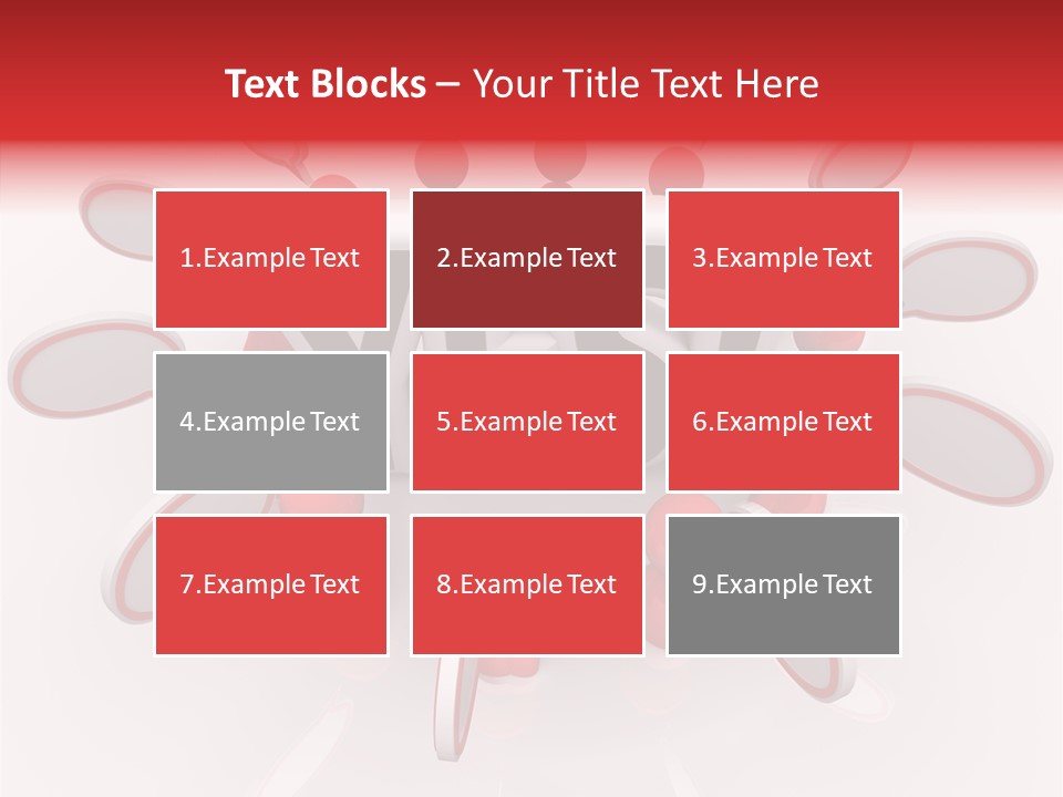 Students Bubbles Talk PowerPoint Template