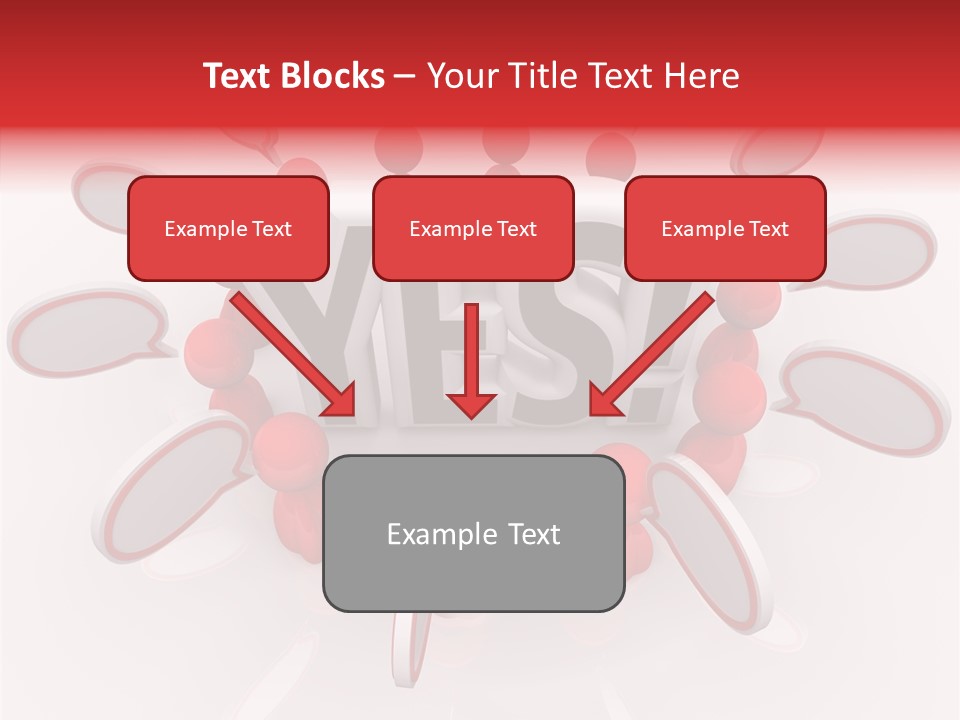 Students Bubbles Talk PowerPoint Template