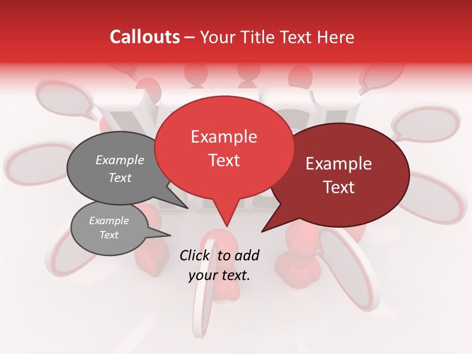 Students Bubbles Talk PowerPoint Template