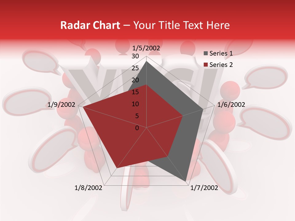 Students Bubbles Talk PowerPoint Template