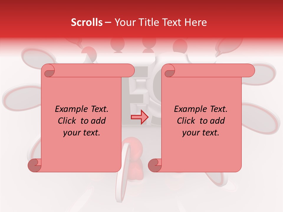 Students Bubbles Talk PowerPoint Template