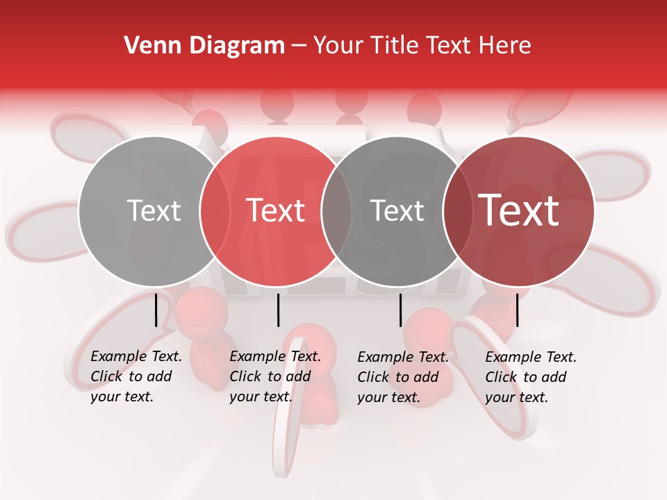 Students Bubbles Talk PowerPoint Template