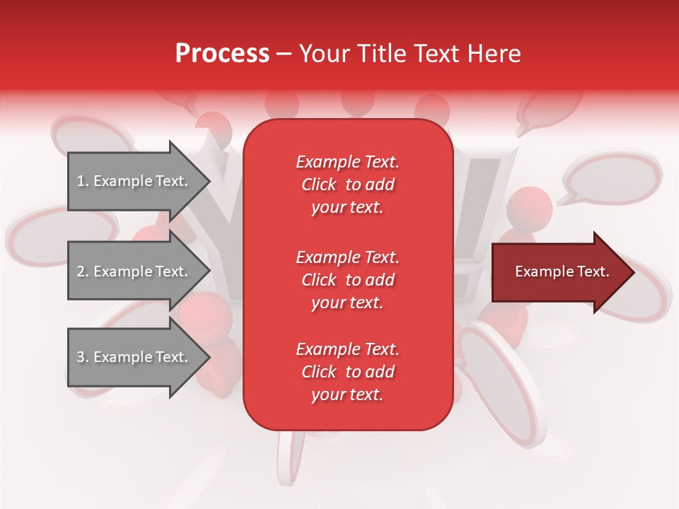 Students Bubbles Talk PowerPoint Template