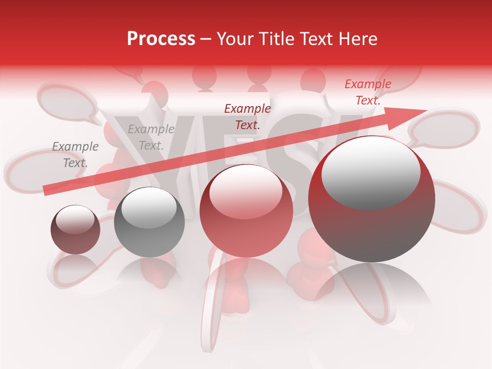 Students Bubbles Talk PowerPoint Template