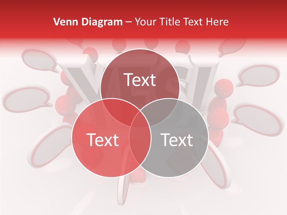 Students Bubbles Talk PowerPoint Template