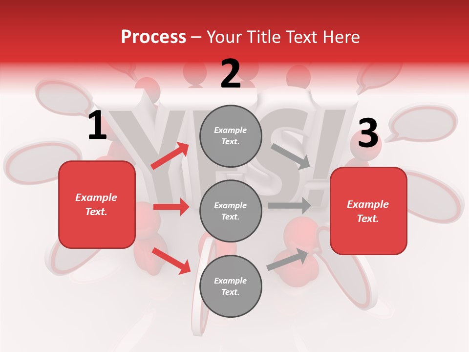Students Bubbles Talk PowerPoint Template