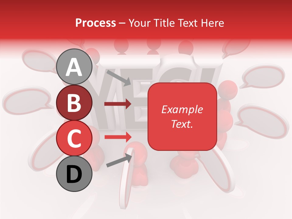 Students Bubbles Talk PowerPoint Template