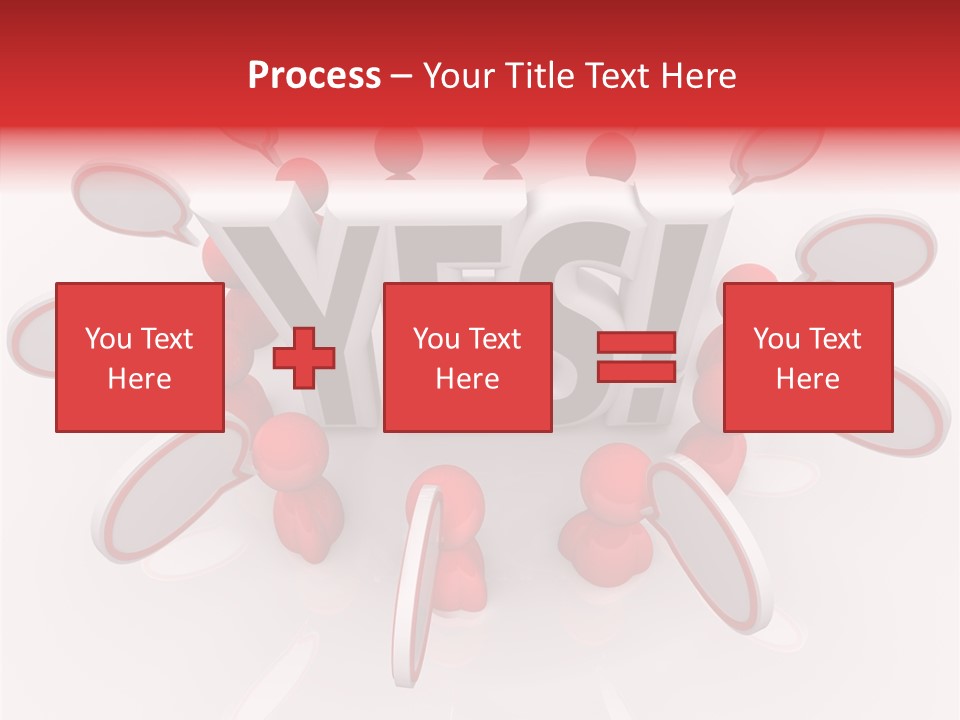 Students Bubbles Talk PowerPoint Template