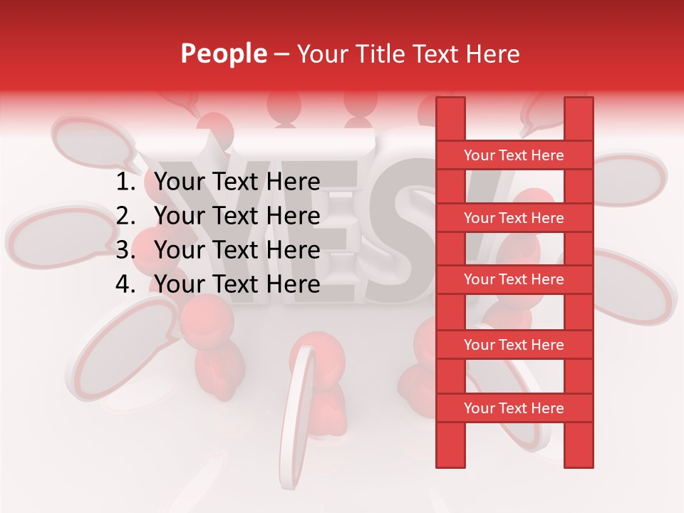 Students Bubbles Talk PowerPoint Template