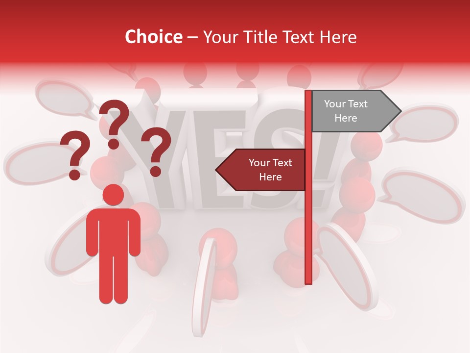 Students Bubbles Talk PowerPoint Template