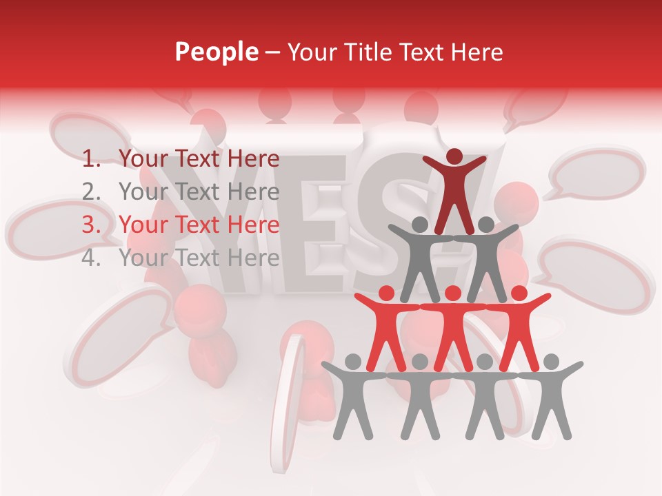 Students Bubbles Talk PowerPoint Template