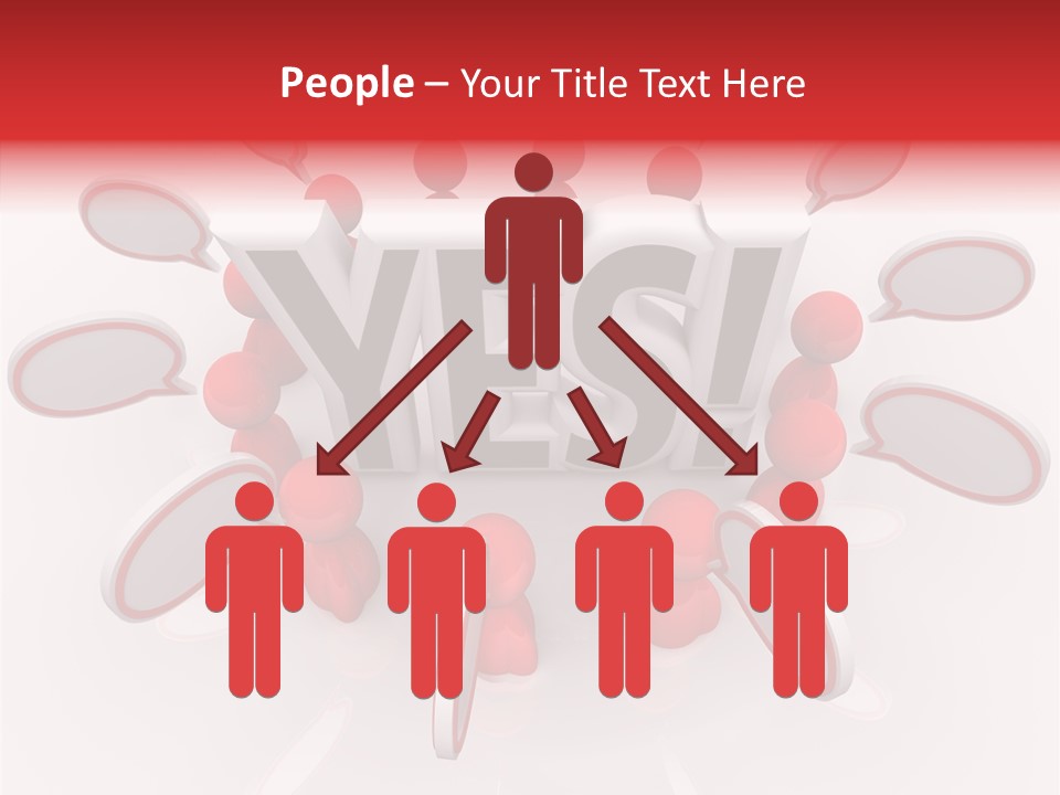 Students Bubbles Talk PowerPoint Template