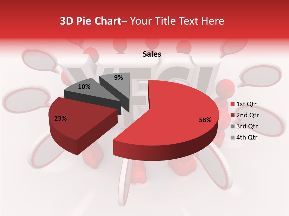 Students Bubbles Talk PowerPoint Template