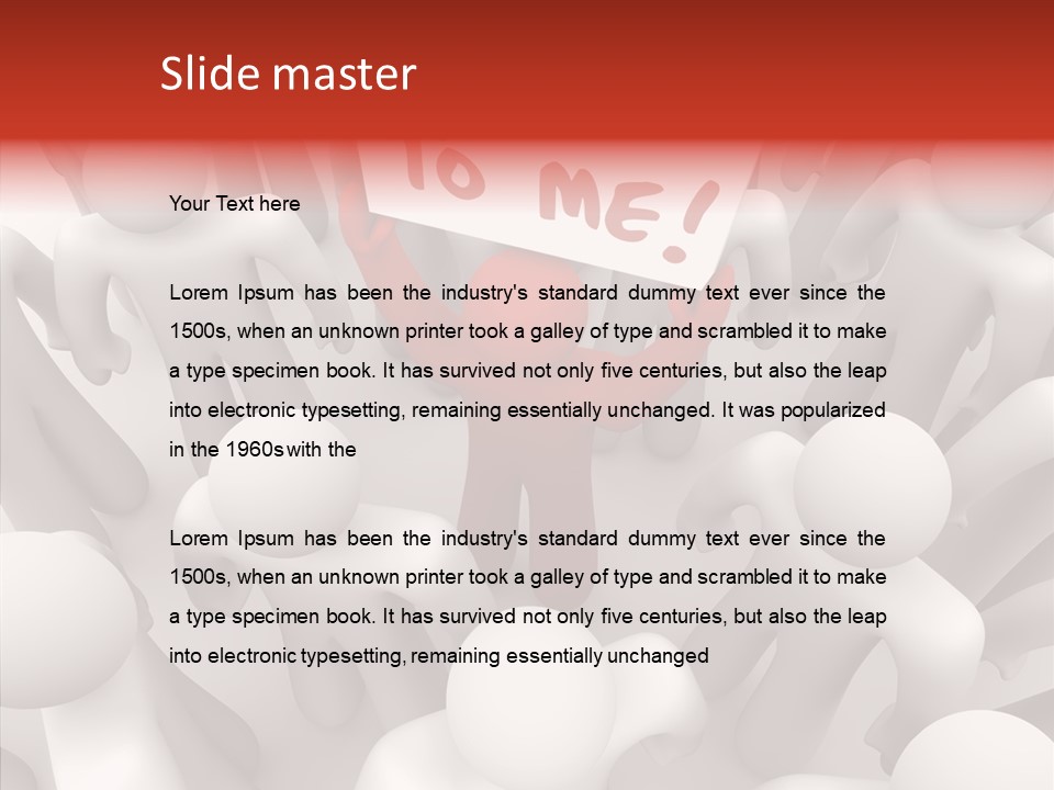 Consciousness Humans Illustrated PowerPoint Template