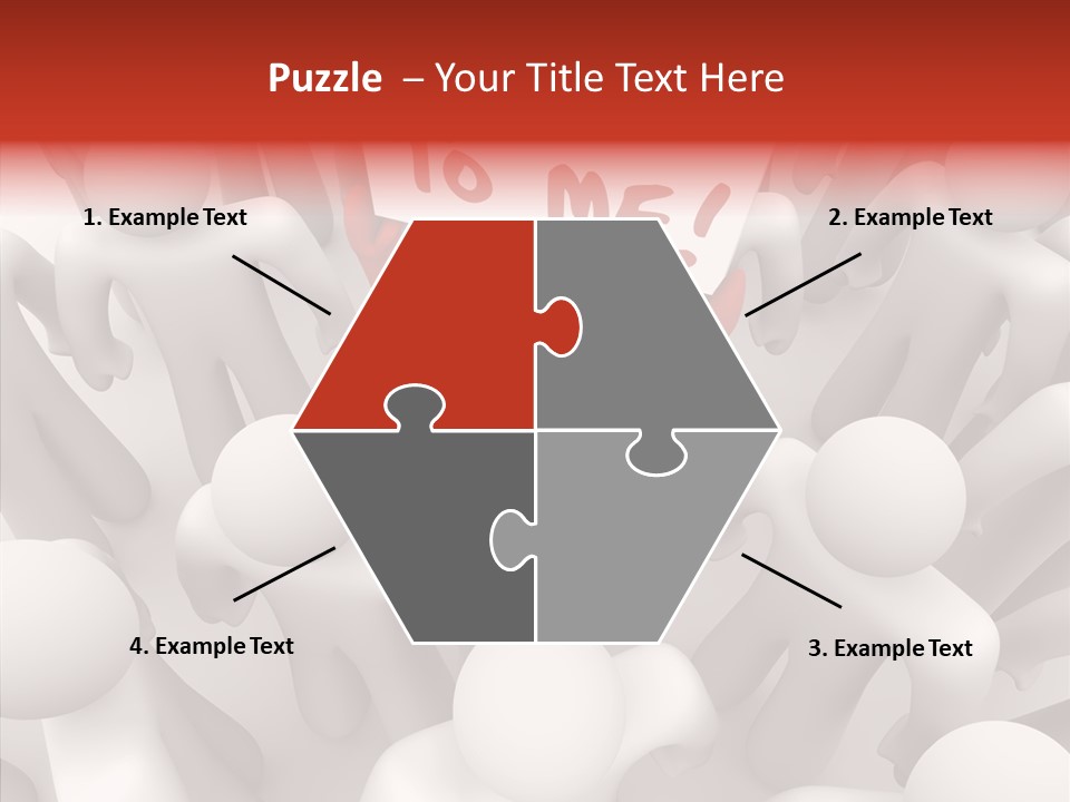 Consciousness Humans Illustrated PowerPoint Template