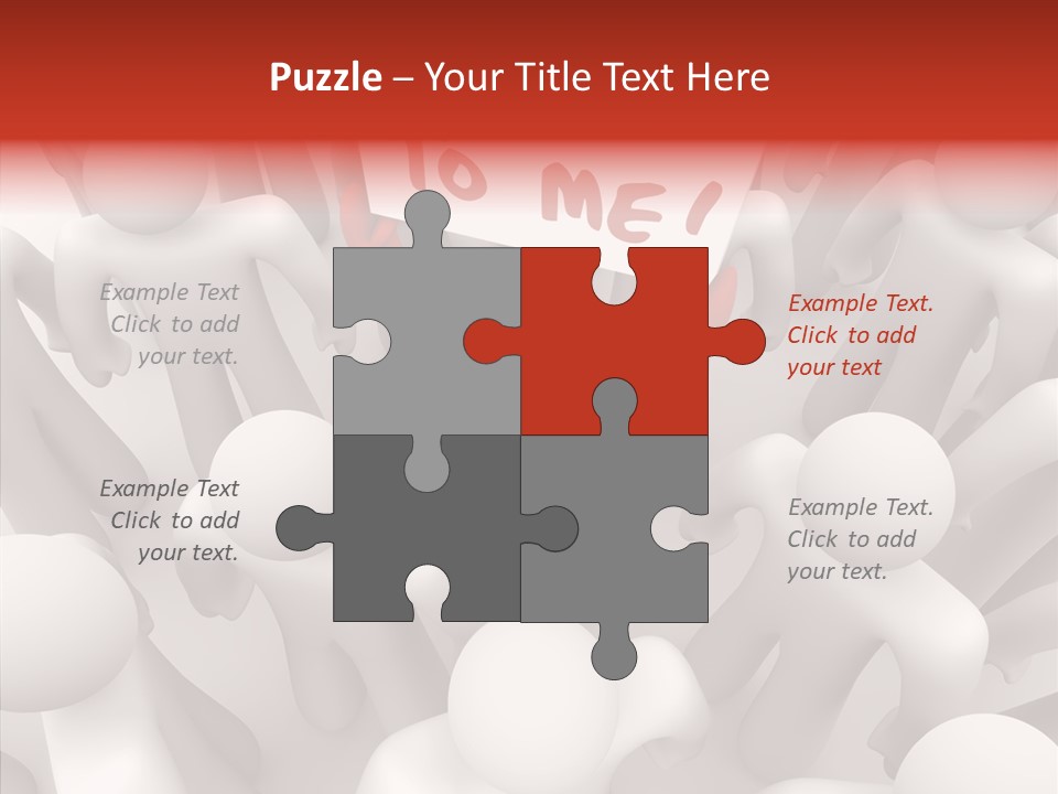 Consciousness Humans Illustrated PowerPoint Template