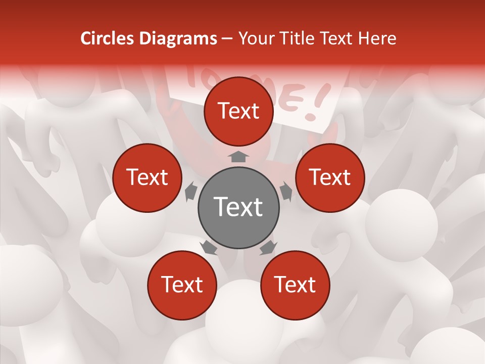 Consciousness Humans Illustrated PowerPoint Template