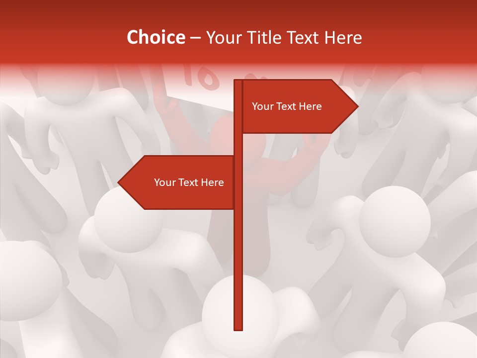 Consciousness Humans Illustrated PowerPoint Template