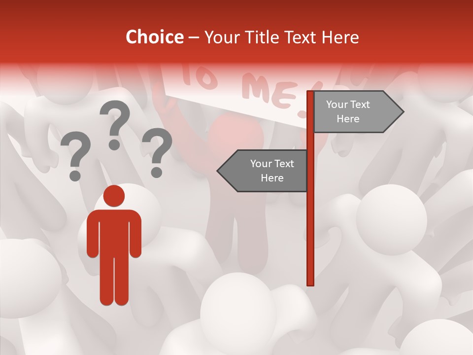 Consciousness Humans Illustrated PowerPoint Template