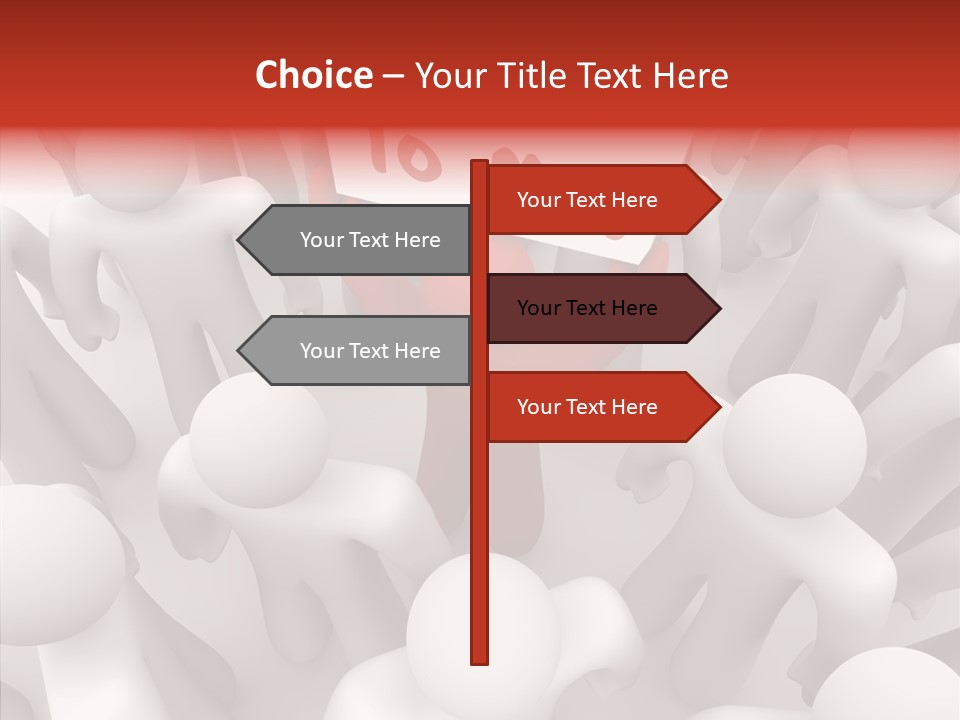 Consciousness Humans Illustrated PowerPoint Template