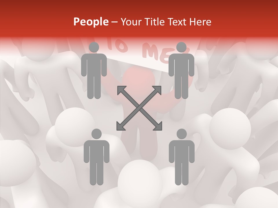 Consciousness Humans Illustrated PowerPoint Template