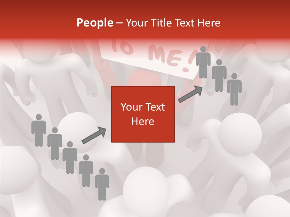 Consciousness Humans Illustrated PowerPoint Template