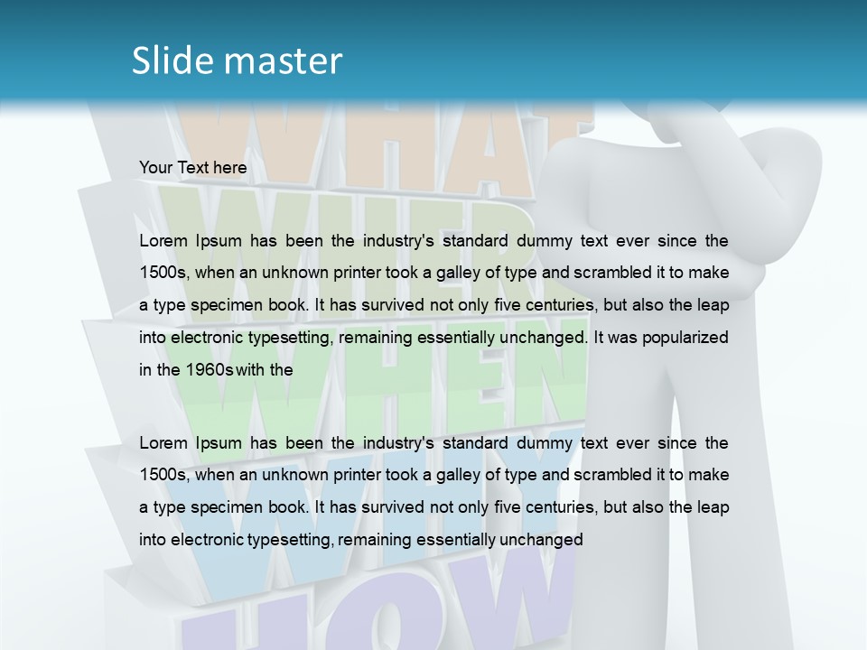 Wonder Answer Modern Life PowerPoint Template