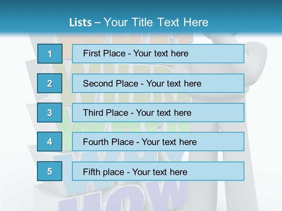 Wonder Answer Modern Life PowerPoint Template