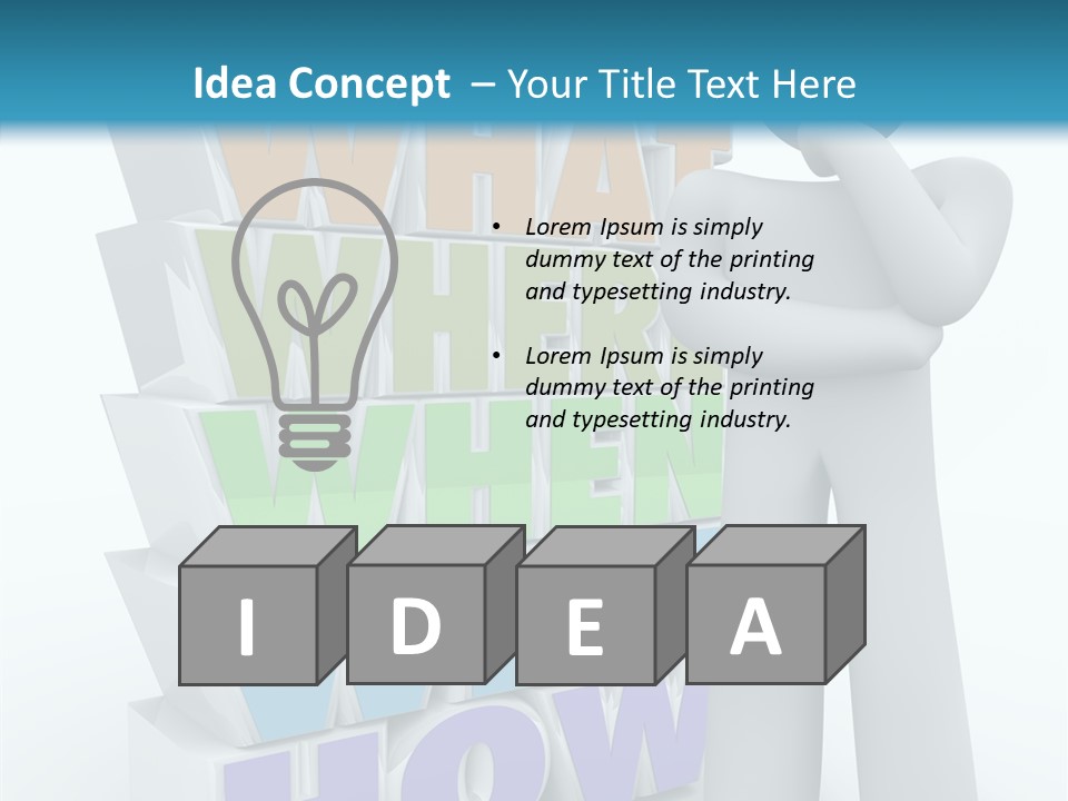 Wonder Answer Modern Life PowerPoint Template