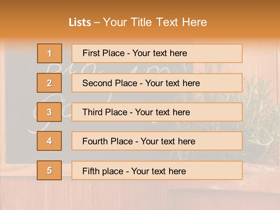 Handschrift Notiz Heilkraut PowerPoint Template