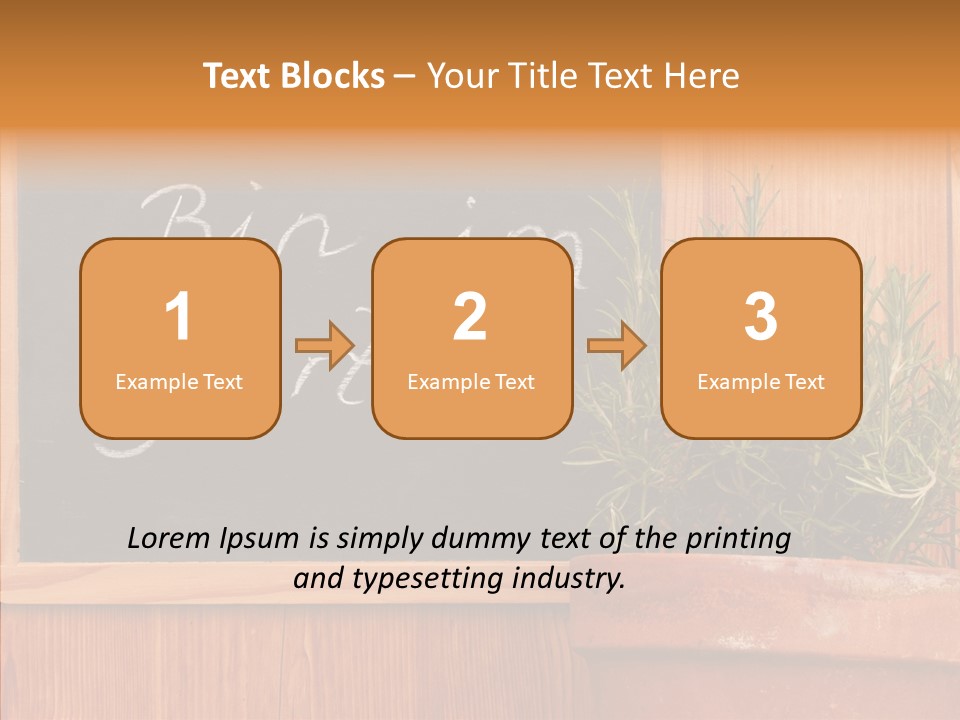 Handschrift Notiz Heilkraut PowerPoint Template