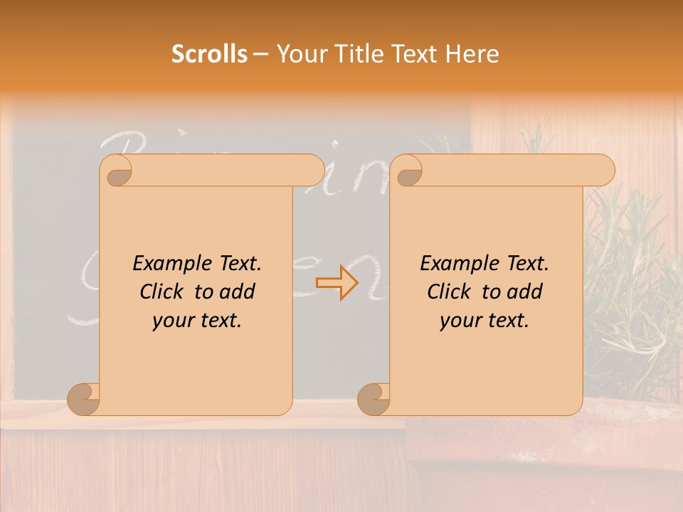 Handschrift Notiz Heilkraut PowerPoint Template