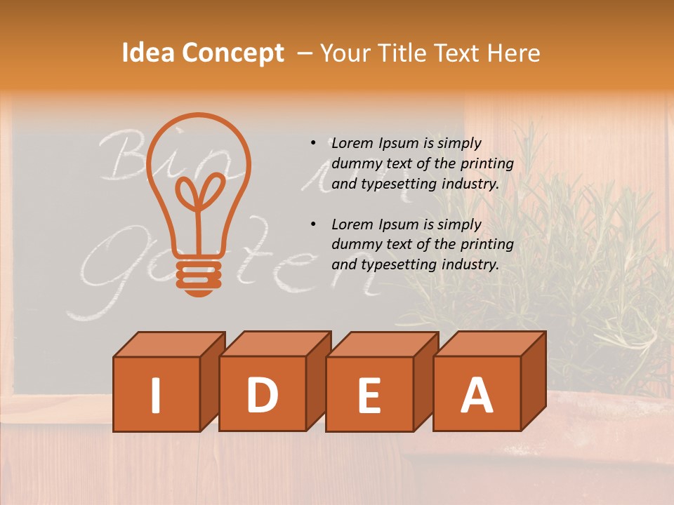 Handschrift Notiz Heilkraut PowerPoint Template