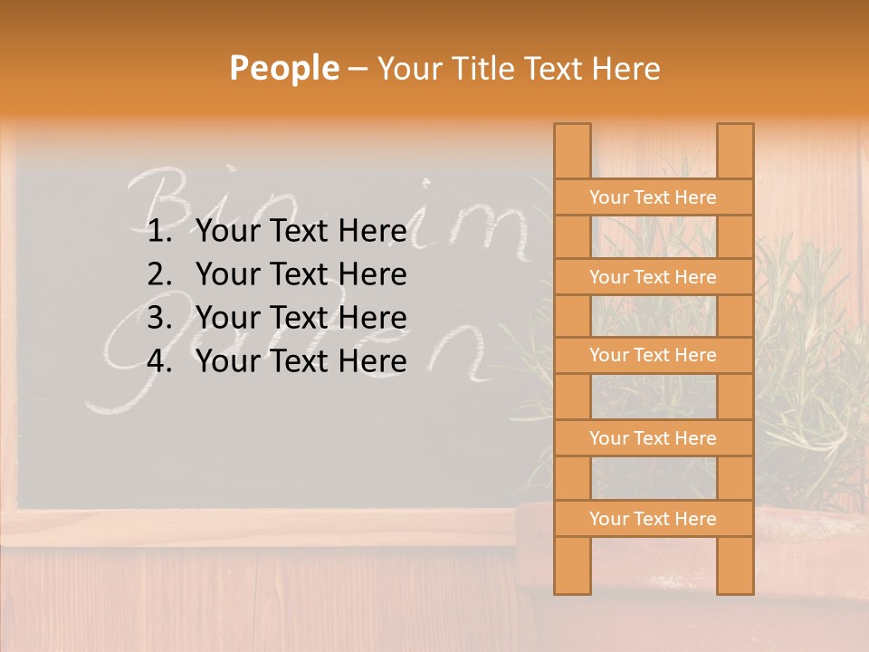 Handschrift Notiz Heilkraut PowerPoint Template