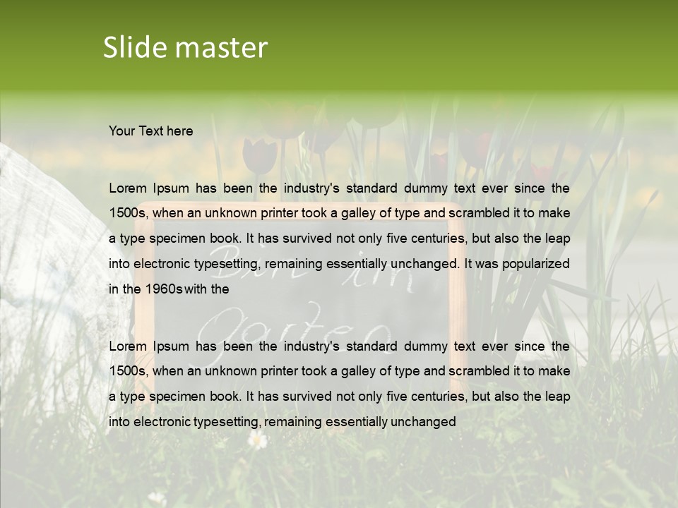 Textur Jahreszeitlich Steine PowerPoint Template