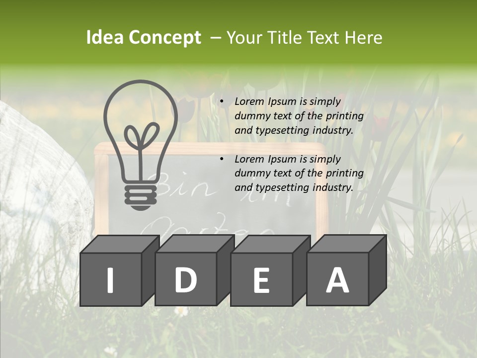 Textur Jahreszeitlich Steine PowerPoint Template