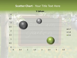 Schiefertafel Hobby Garten PowerPoint Template