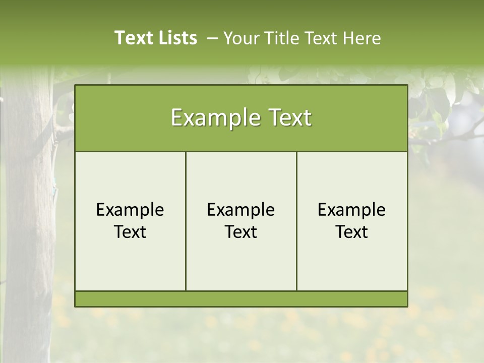 Schiefertafel Hobby Garten PowerPoint Template