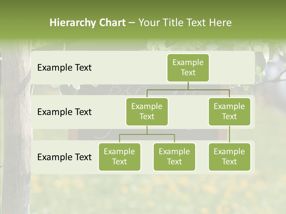 Schiefertafel Hobby Garten PowerPoint Template