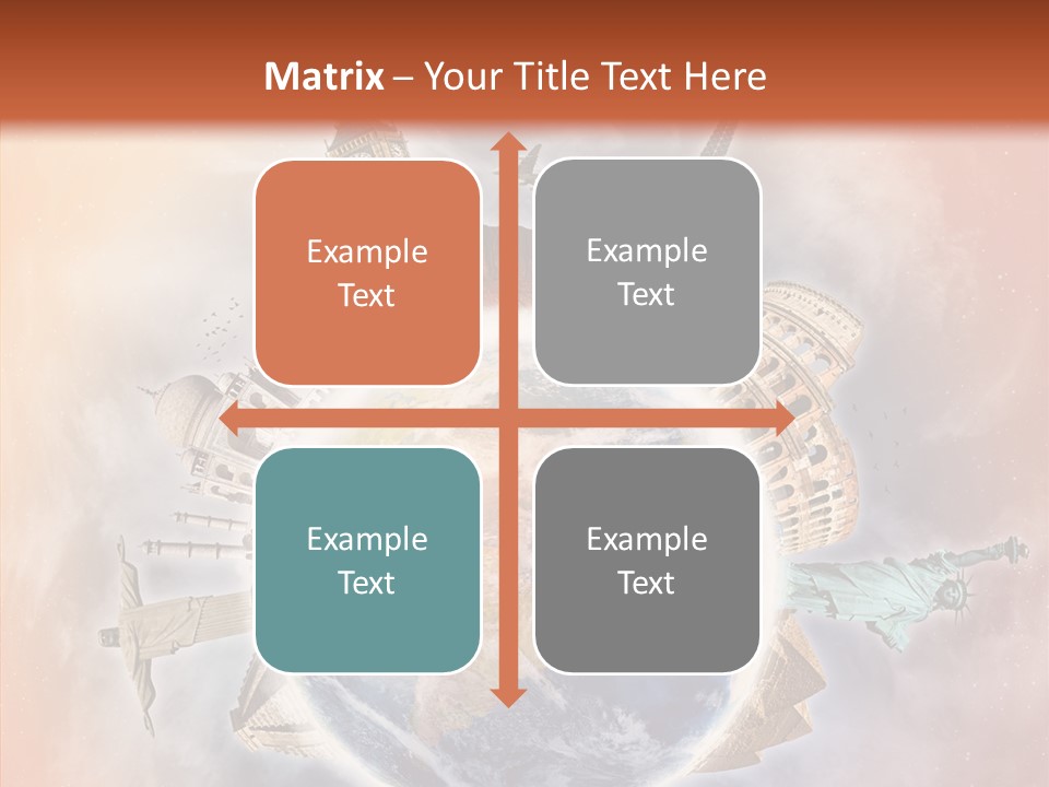 Flight Rome Europe PowerPoint Template