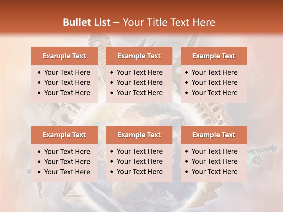 Flight Rome Europe PowerPoint Template