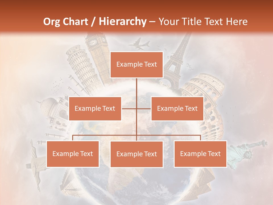 Flight Rome Europe PowerPoint Template