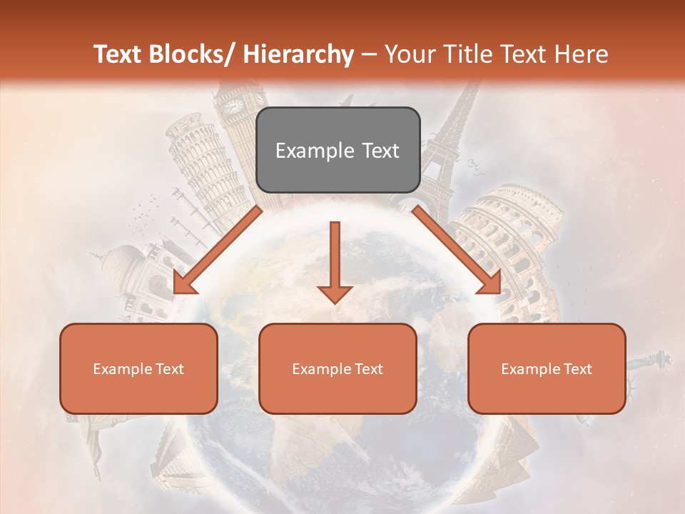 Flight Rome Europe PowerPoint Template